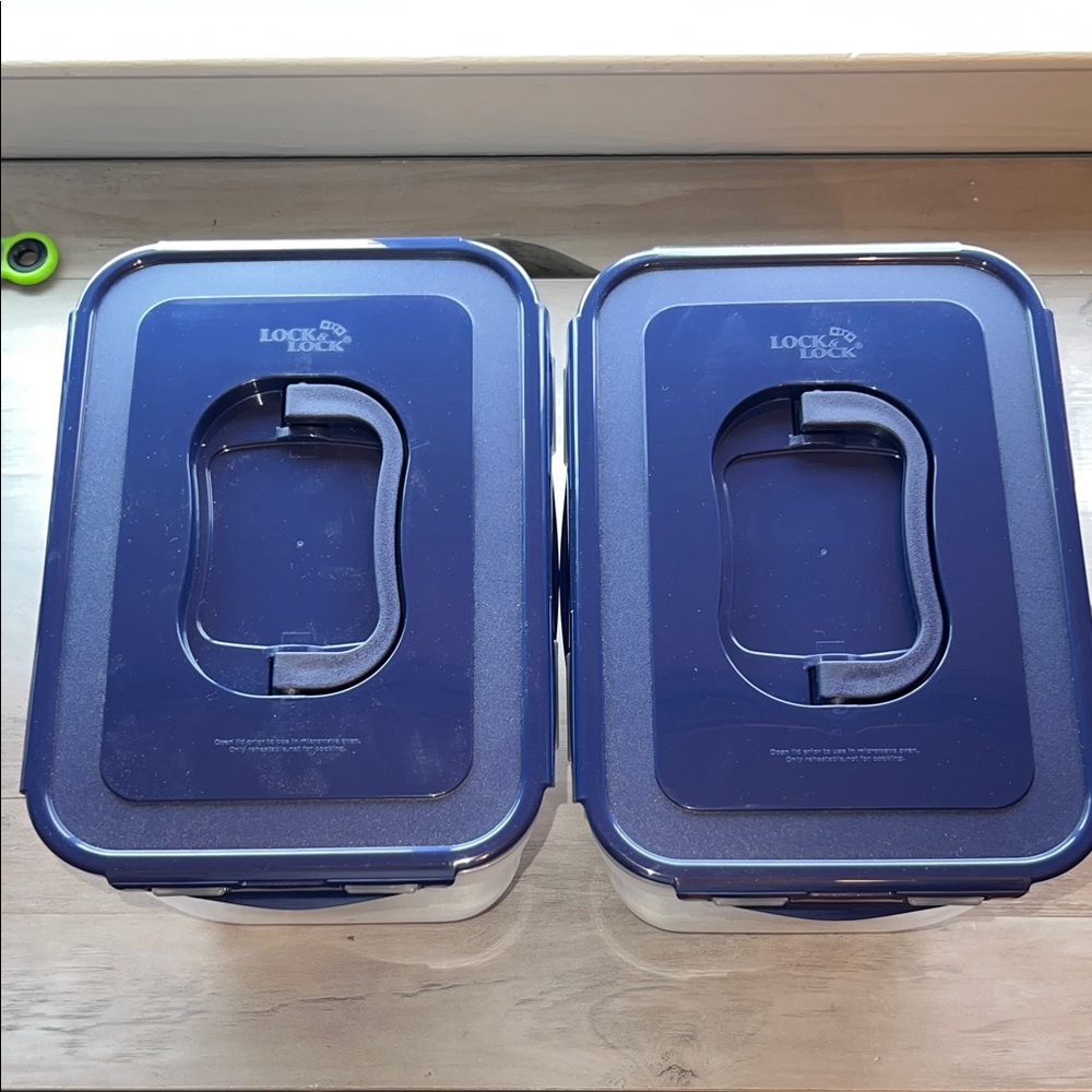 Blue Storage Containers